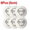 6Pcs Reusable Wool Dryer Balls Clothes Softener Laundry Fleece Dryer Ball Kit Home Clothes Dryer Washing Machine 3/4/5/6/7cm