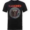 The Ramones Vintage Eagle Seal Official Merchandise 100% Cotton T-shirt Mens Tees Top M/L/XL New