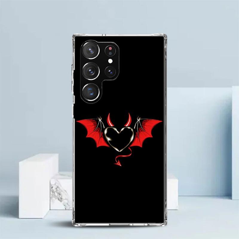 Gothic Vampire Scarlet Art Soft Cover for Samsung Galaxy S25 Edge S26 S24 S23 Ultra Phone Case S22 S21 Plus S20 FE Print Pattern