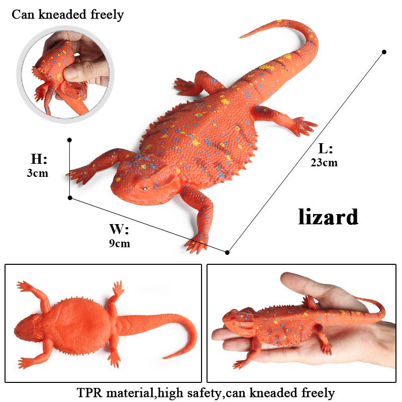 Squid Crab Octopus Frog Snails Lizard Animals Model Action Figures Anti Stress Relief Toy Kids Gift Fun Pressure Reduction