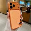 Fashion Liquid Silicone For Magsafe Magnetic Phone Case For iPhone 18 Pro Max 17 16 15 Large Window Lens Glass Protect Cover