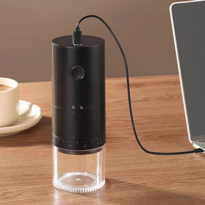 2025 Electric Coffee Bean Grinder Rechargeable Automatic Grinder Portable Coffee Grinder with Ceramic Core