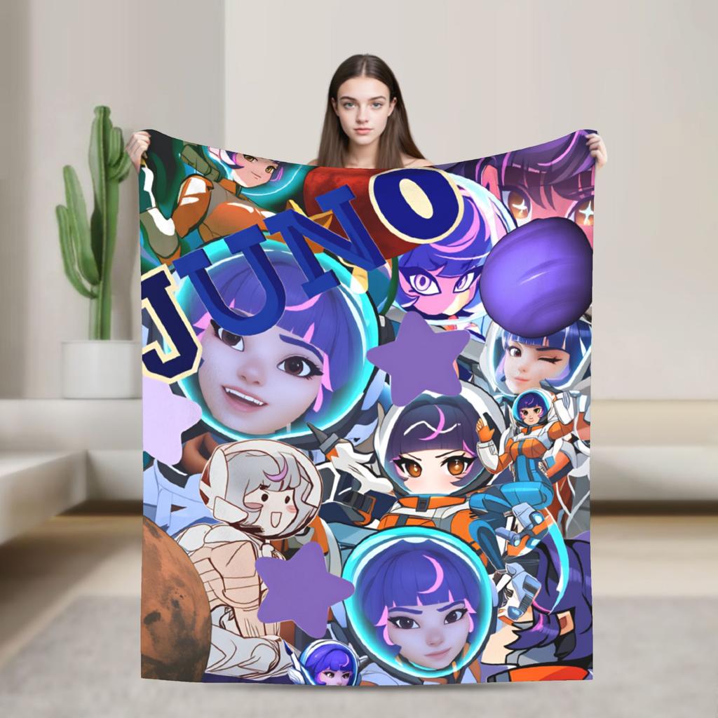 Overwatch Kiriko Blanket Quality Super Warm  Throw Blanket Winter Decorative Couch Bed Aesthetic Bedspread