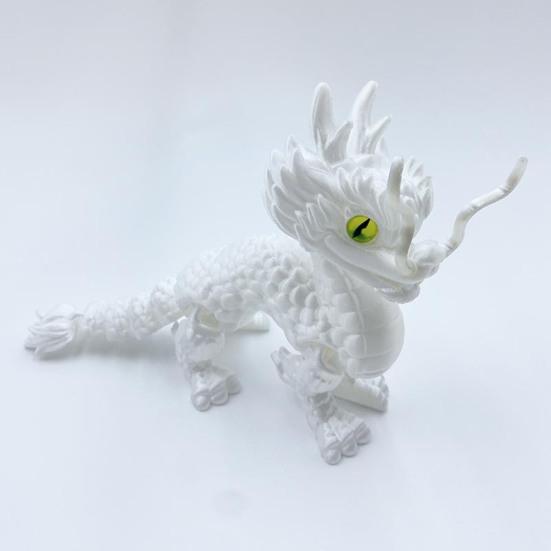 3D Printed Dragon Figure Photography Prop Realistic Looking Vibrant Color Mini Dragon Statue Fidget Toy for Adults Kids
