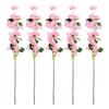 5 Pièces Fleur en Soie Fleur Artificielle en Soie Fleur de Simulation en Plastique DIY Longue Tige Bougainvillier Artificiel Réaliste Décoration de Mariage