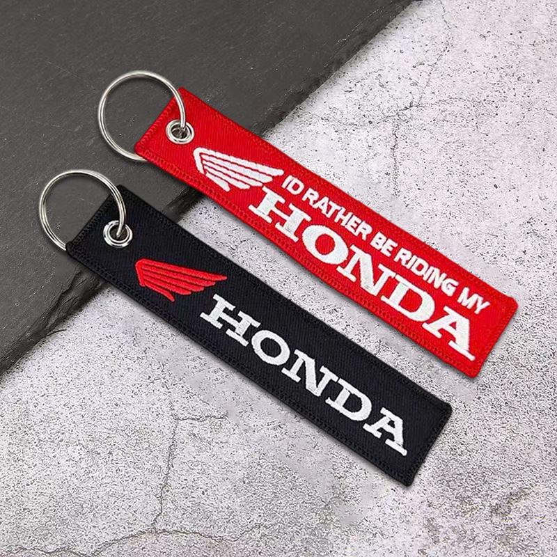 For Honda Keychain NSS350 CB190 CM300 CB500 CB650R High-Grade Motorcycle Emblem Keyring Key Chain Pendant Decoration Accessories LK6