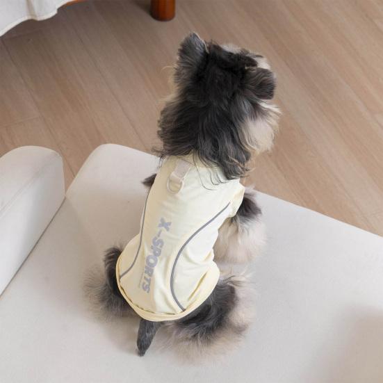 Dog Cooling Vest with D-Ring Sun Protection Dog Summer Tshirt Breathable Small Puppy Clothes for Small Medium Dogs