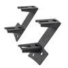 Jeep Wrangler A-Pillar Spotlight Bracket - Single/Double Layer Hood Mount