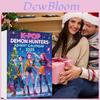 Calendar de Advent Kpop Demon Hunters Cu Figurine Acrilice Pentru Cadouri de Crăciun Și Decor de Petrecere