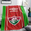 1Pc Fluminense Print Flannel Blanket High Quality Warm Comfortable Cover for All Seasons Perfect for Gifts Home Decor