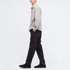 Uniqlo X Theory Collaboration Solid Color Straight Leg Casual Pants Autumn Men bottoms Black 444609-09