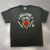 Stranger Things Hellfire Club T- Shirt Mens XL Black Graphic Tee Netflix D&D