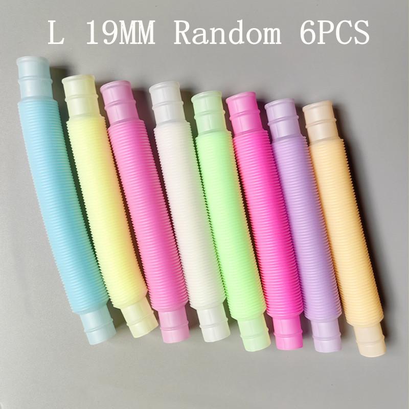 Colorful Poptelescopic Tube Stretching Corrugated Tube Children Adult Party Festival Stress Relief Toy