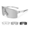 New bicycle road bike cycling glasses, day and night dual-use, photochromic, suitable for mountain climbing and running sports