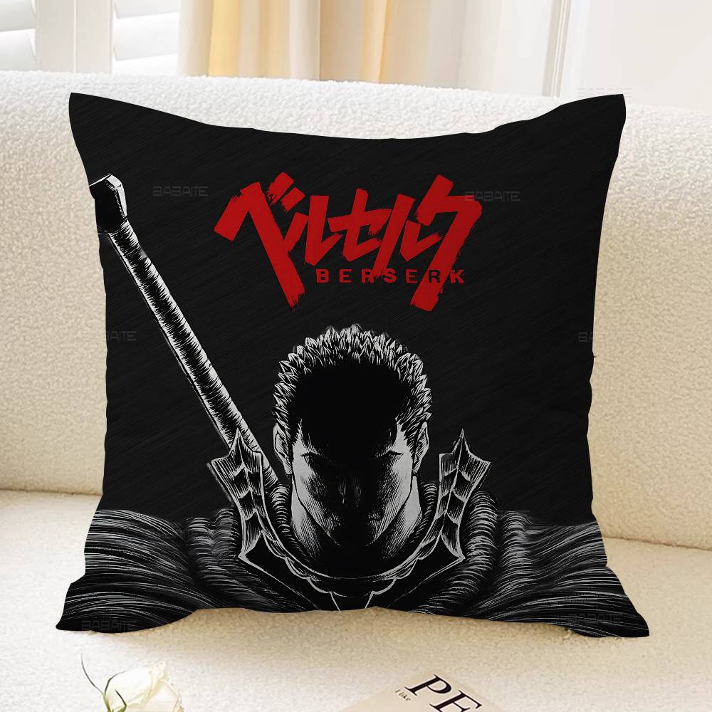Berserk Guts Heißes Anime Kissenbezug Zoll Bauernhaus Dekor Heim Überwurf Kissenbezüge Für Couch Dekorationen