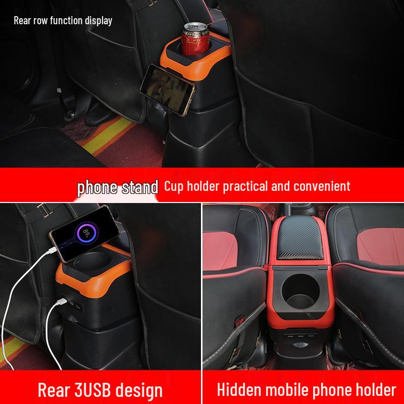 Geely Free Cruiser Central Armrest Box - Global Hawk Car Interior Accessory
