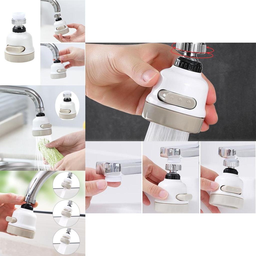 Premium Beweglicher Küchenarmaturkopf mit 360° drehbarem Wasserhahn-Booster für effiziente Reinigung