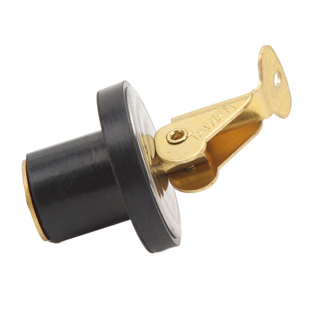 Brass Drain Plug Rugged Rustproof Strong Sealing Compression Drain Plug for Boat Marine Sinks Beams Baitwells