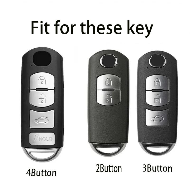 Tpu 2/3/4Buttons Auto Remote Key Shell Case Cover--Mazda 2 3 6 Atenza Axela Demio Cx-5 Cx5 Cx-3 Cx7 Cx-9 Car Accessories