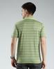 Luxuria Men's Striped Collar Neck T-Shirt