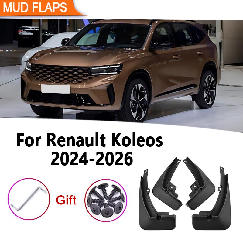 Car Mudguards For Renault Grand Koleos 2024-2026 2025 AR1 Aurora 1 MK3 Fenders Anti-Splash Mudflaps Mud Guards Tools Accessories