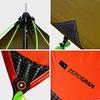 ZEROGRAM Minimalist Recta Tarp Recta Lightweight Tarp 350 X 290 UV Light Highly Water Easy To Set Up and Take Guy Line Pegs Included (RED) /