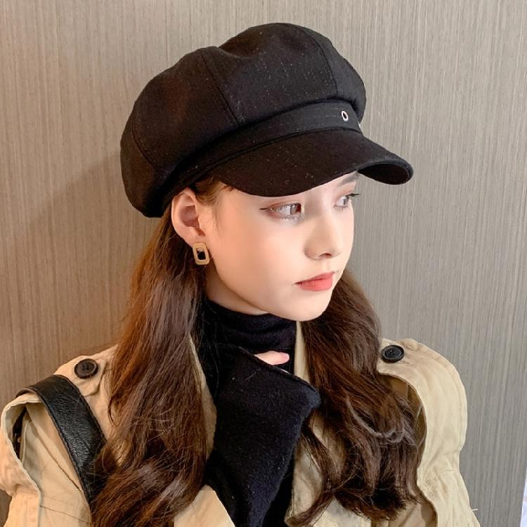 Adult Beret Hat Breathable French Style Baseball Caps Breathable Octagonal Hat