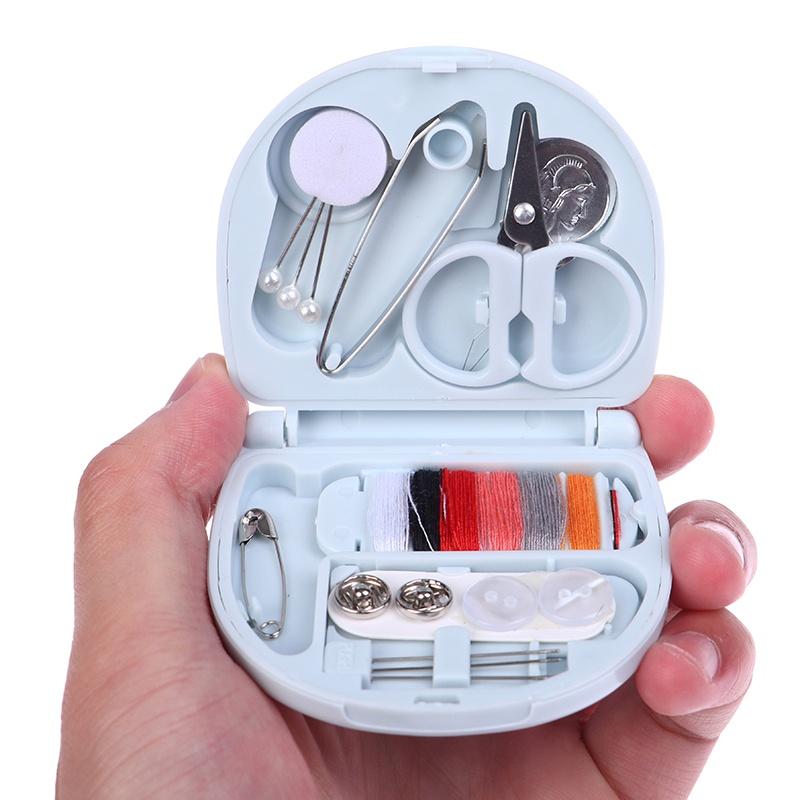 Home Travel Sewing Kit Box Exquisite and Portable Mini Portable Sewing Kit Needle Sewing Box Sewing Tools Box XYZ