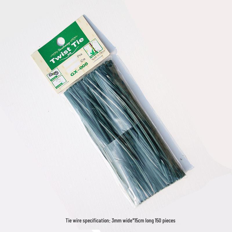 Horticultural Plastic-Coated Iron Wire Tie: Flower & Plant Support Spool for Climbing Roses