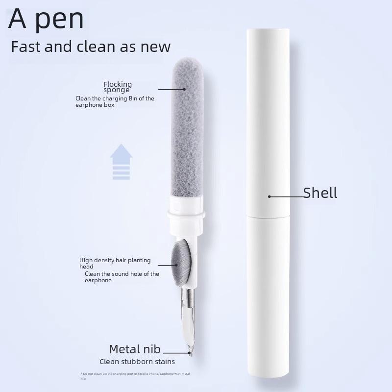 Bluetooth Headset Cleaning Pen & Multi-Function Dust Removal Brush