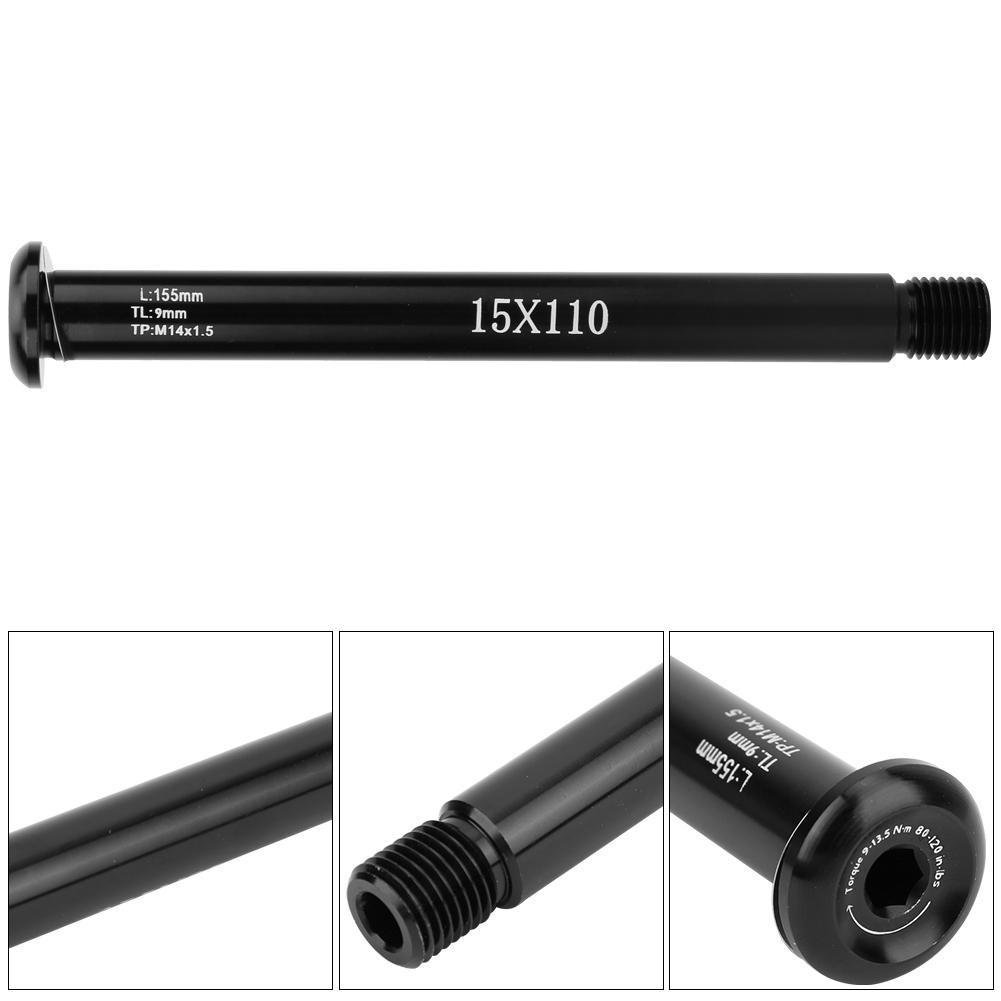 Ax cilindric de furcă față de bicicletă, din aliaj de aluminiu, ușor, negru, pentru seria FOX SC32 34 36