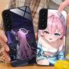 Blue Archive Takahashi Hoshino Glass Mobile Phone Case for Samsung Galaxy S26 S25 S24 S23 S22 S21 S20 Note20 Plus FE Ultra