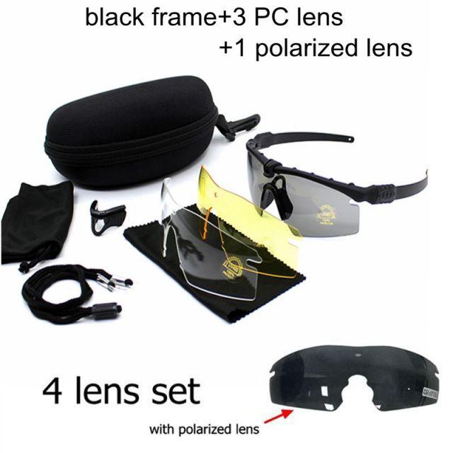 Army Shooting Goggles Military Hunting Camping Eyewear Protective Glasses Hiking Fishing Sunglasses Airsoft