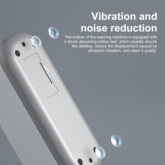 Ultrasonic Cleaner Efficient Mute Large Space Mini High Frequency Ultrasonic Cleaning Tank for Glasses