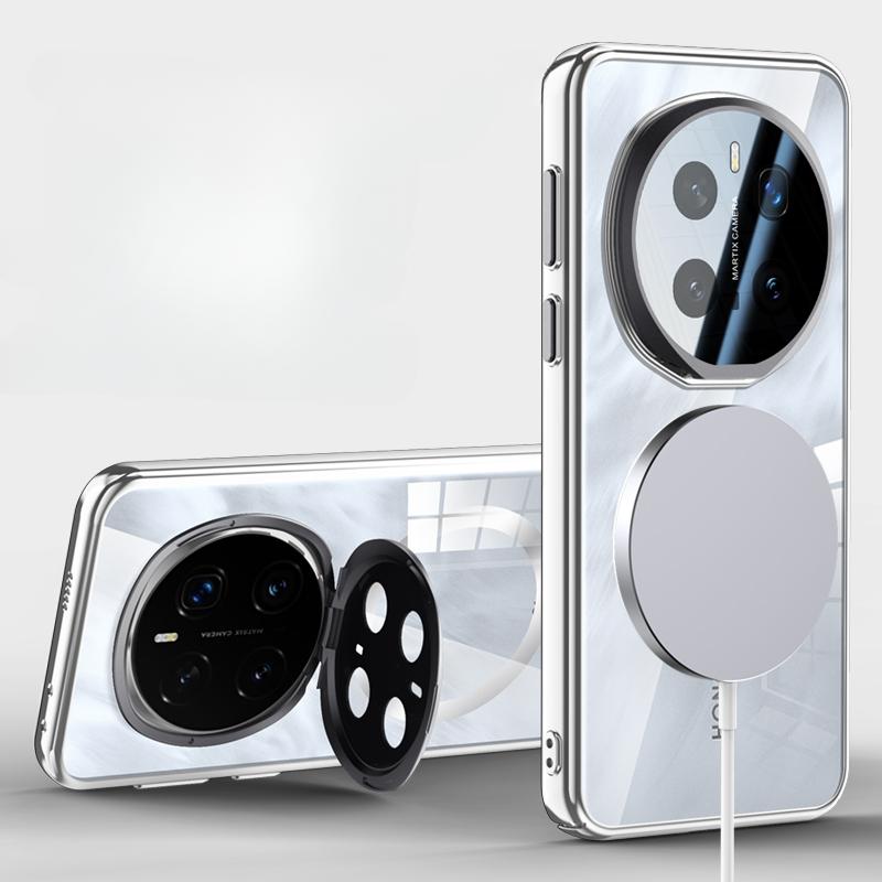 Protectie lentile Husa suport invizibil pentru Honor Magic 7 Pro Magic7Pro Magsafe Incarcare fara fir Adsorbtie Husa telefon PC mat