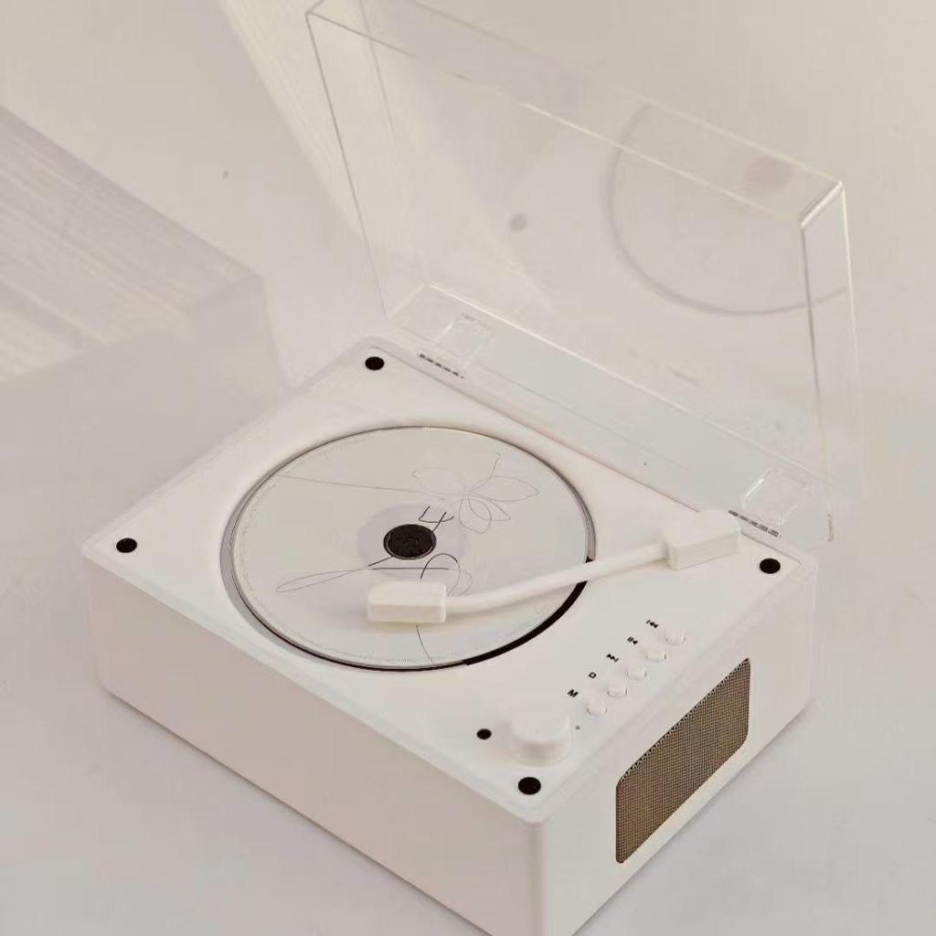 Bluetooth CD Player & Home Speaker - Multi-Function Music & Album Player