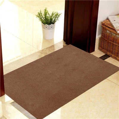 Willkommens-Fußmatte 40x60cm Polyesterfaser Langlebig Wasserdicht Schuhreinigung Anti-Rutsch Eingangstür Teppich Bodenmatte Innen Außen