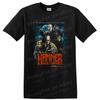 Horror Movie Monsters Gothic Lightning Moon Vintage Art T Shirt Halloween Tee