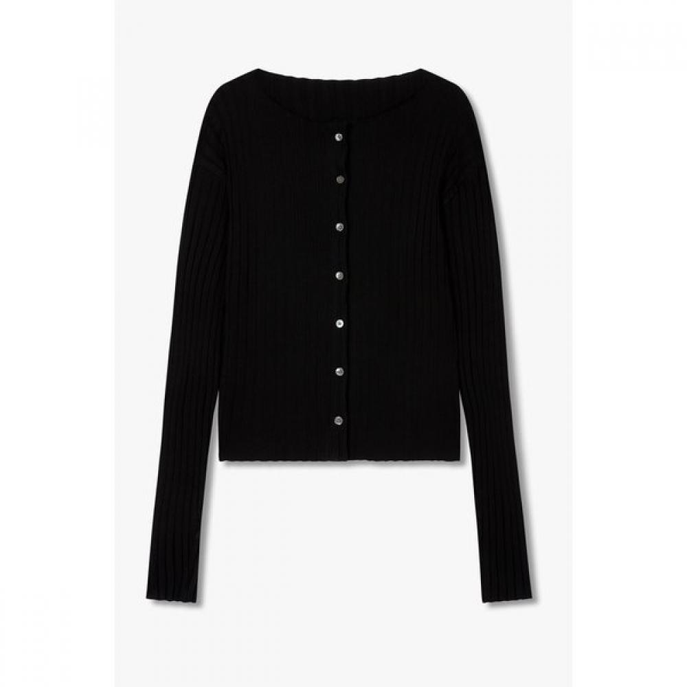 STUDIO TOMBOY Ribbed Two Way Cardigan 9106251202ar