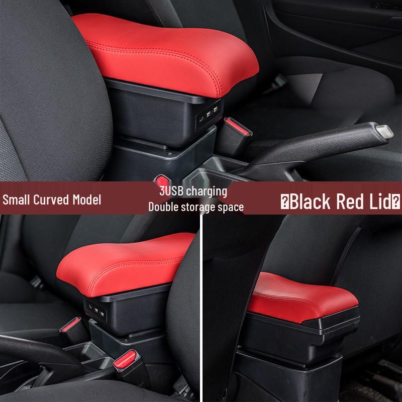 Compatible with 2014-20 Honda Fit GK5 Third Generation Sporty Interior Central Armrest Box.