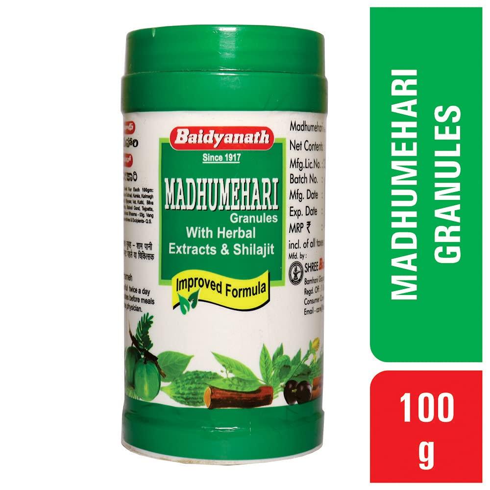 Baidyanath Asli Ayurved Madhumehari Granules 100g Pack Of 2 For Balanced Blood Glucose And Metabolic Support