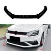 Car Front Bumper Lip Spoiler Diffuser Splitters BodyKit Aprons Cover Guard Trim For Volkswagen Polo MK5 6C GTI 2015-2018