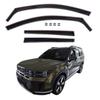Air Deflectors for Side Windows - Hyundai Santa Fe (since 2024) - Aerodynamic - Tinted Black - Easy Assembly
