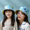 Foldable Beach Cap Solid Color Sun Hat Fashion Bucket Hat  Outdoor Sports