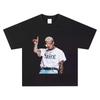 Chris Brown T-Shirt Unisex Casual R&B Street Graphic Print Crew Neck Oversized Pure Cotton Streetwear Fashion Tops for Men Women