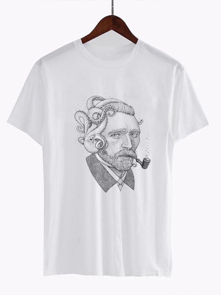 Unisex Van Gogh Van Goghing Van Gone Meme Funny T Shirt Hipsters Cute Printed Tee