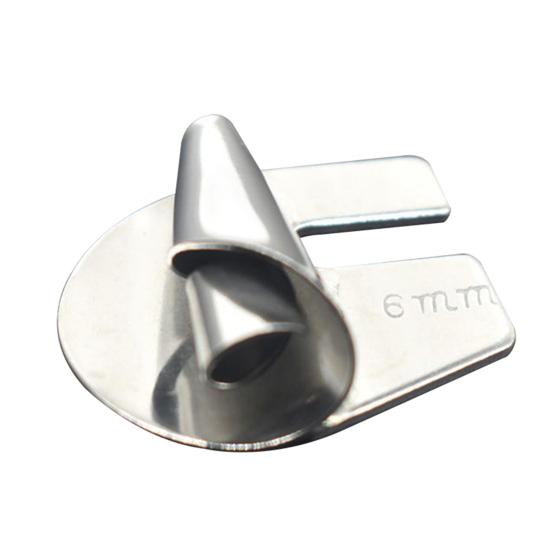 Nähfuß für gerollten Saum, 3–10 mm, robuster Stahl, industrielle Haushaltsnähmaschine, universeller breiter, schmaler Nähfuß für gerollten Saum