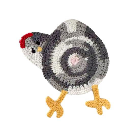 Crochet Animal Butt Coaster Heat-Resistant Anti-scald Handmade Knitting Sheep Ass Chicken Kitchen Countertop Coffee Tea Cup Holder Dining Table
