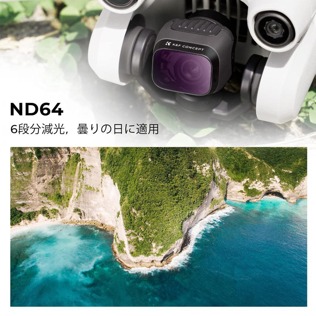 Concept DJI Mini 3 Mini 3 Filter ND64 Filter ND Filter Water Repellent Drone Lens Filter K&F Pro/DJI Anti-Scratch