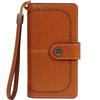 VINEY Women's Light Luxury Long Cowhide Wallet